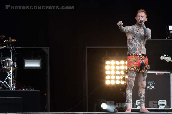 FRANK CARTER AND THE RATTLESNAKES - 2018-06-17 - BRETIGNY-SUR-ORGE - Base Aerienne 217 - Main Stage - 